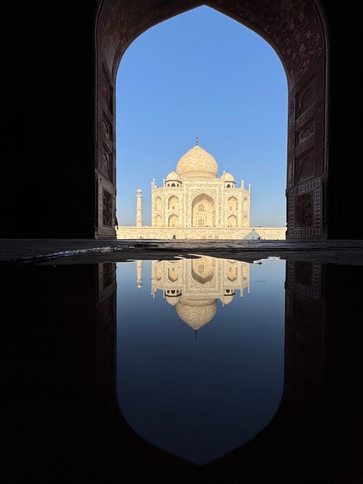 Taj Mahal al amanecer