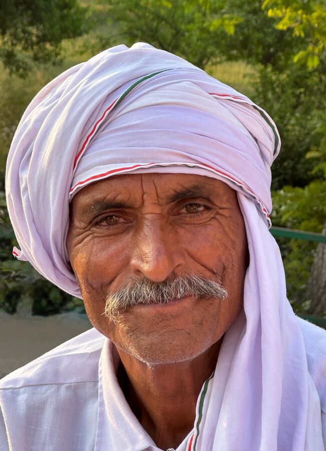 Retrato de un anciano con turbante